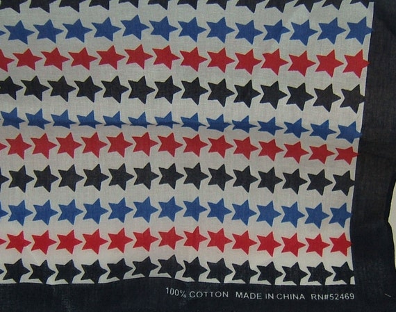 Bandana Red White Blue Flag Scarf Stars Stripes 2… - image 4