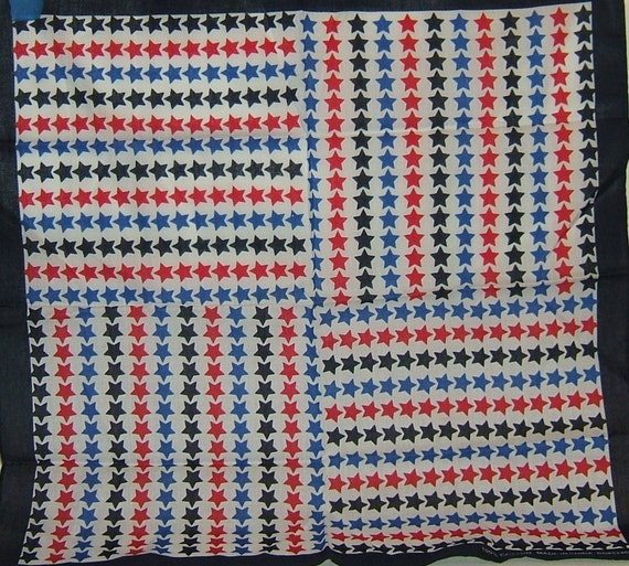 Bandana Red White Blue Flag Scarf Stars Stripes 2… - image 2