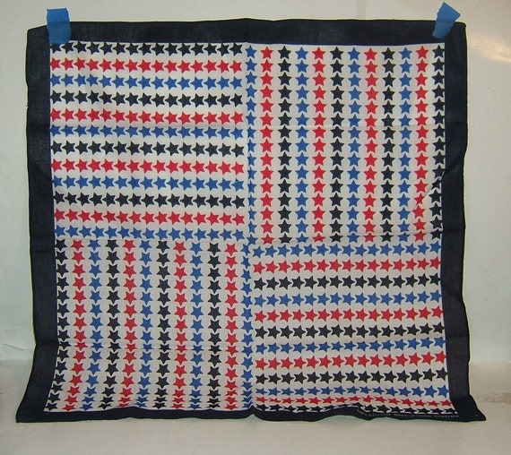 Bandana Red White Blue Flag Scarf Stars Stripes 2… - image 1