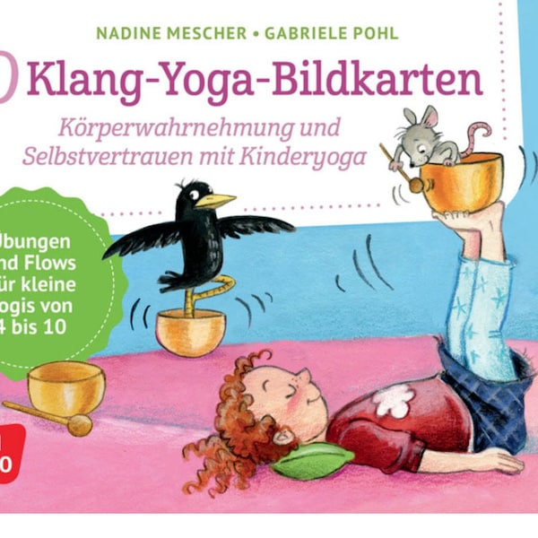 30 Klang-Yoga-Bildkarten Körperwahrnehmung und Selbstvertrauen mit Kinderyoga