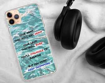 Swimmer Iphone Case Etsy