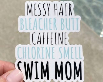 Swim Mom Sticker | Swimming Gift