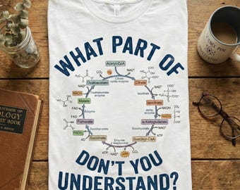 Krebs Cycle Biology Shirt | Funny Science T-Shirt | Biochemistry Teacher Gift | Citric Acid Cycle