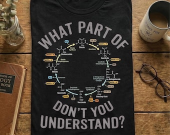 Krebs Cycle Biology Shirt | Funny Science TShirt | Microbiology Teacher Gift | Citric Acid Cycle