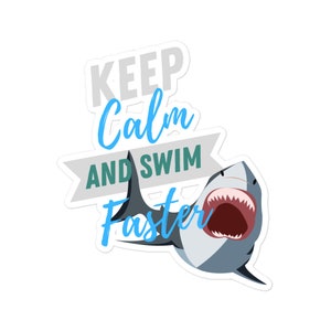 Swimming Sticker | Funny Swimmer Gift