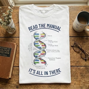 DNA Shirt | Science Tshirt | Biology Teacher Gift | Genetics
