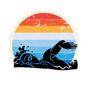 Swimmer Sticker | Swimming Decal