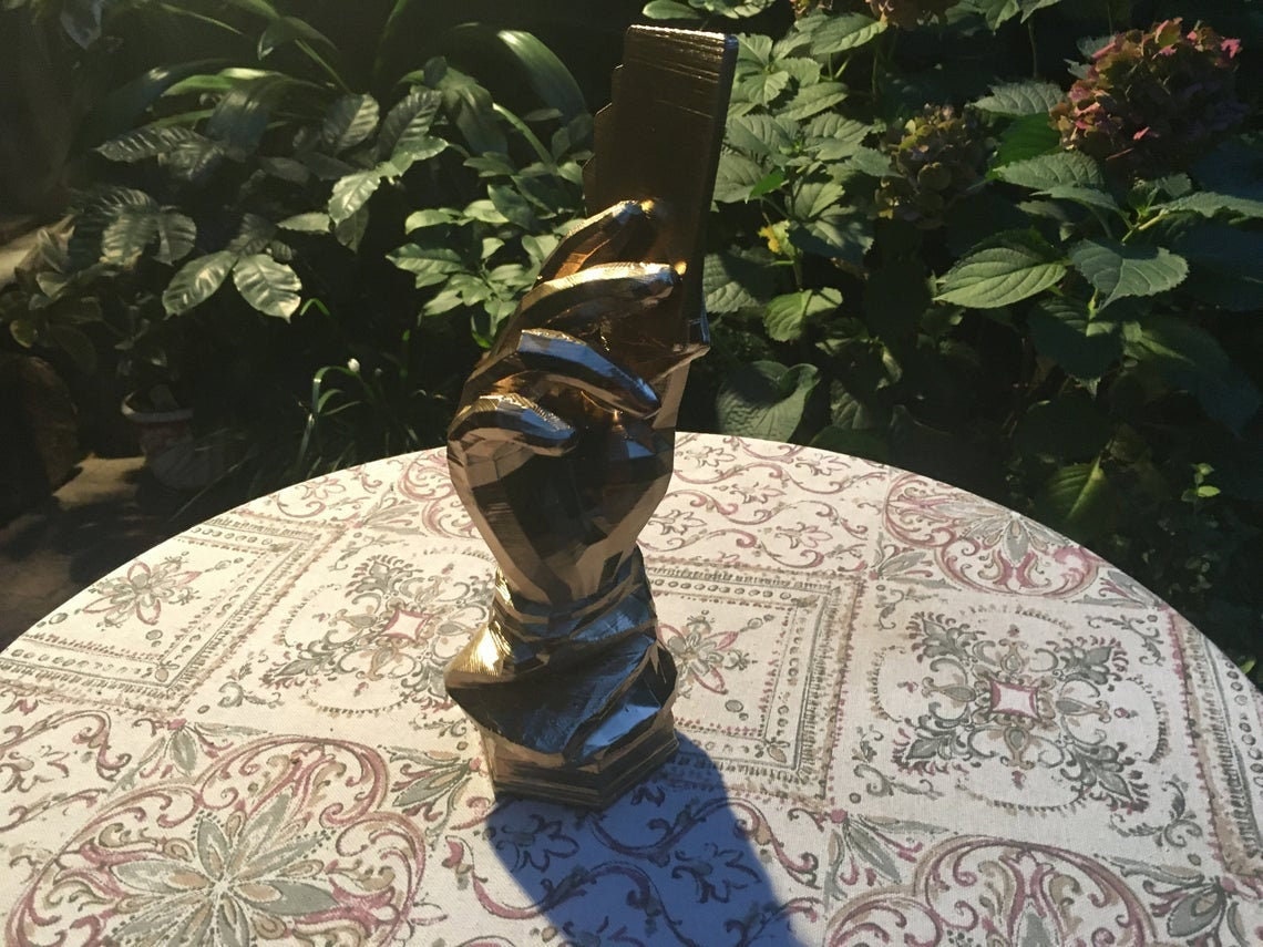 Golden hand The Victor's Cup of Gwent The Witcher 3 Etsy