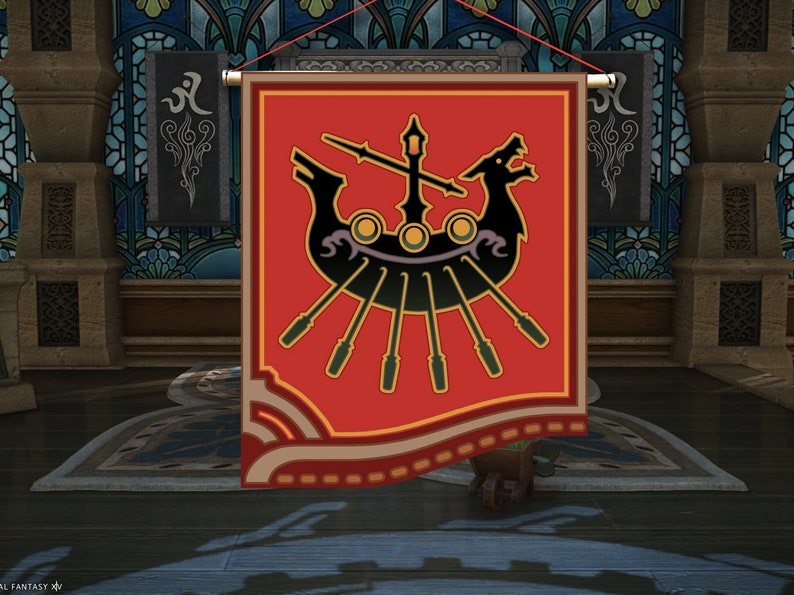 Final Fantasy XIV flags Uldah flag Gridania flag Limsa Etsy