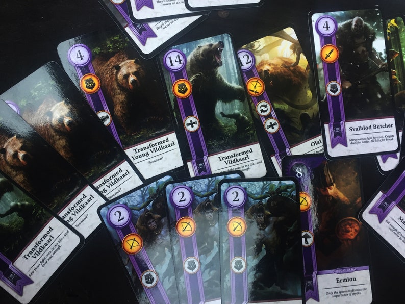 GWENT SKELLIGE DECK Witcher 3 Gwent Cards Etsy