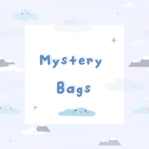 Mystery bags | stationery goodies, art prints, memo sheets, post it notes, stickers