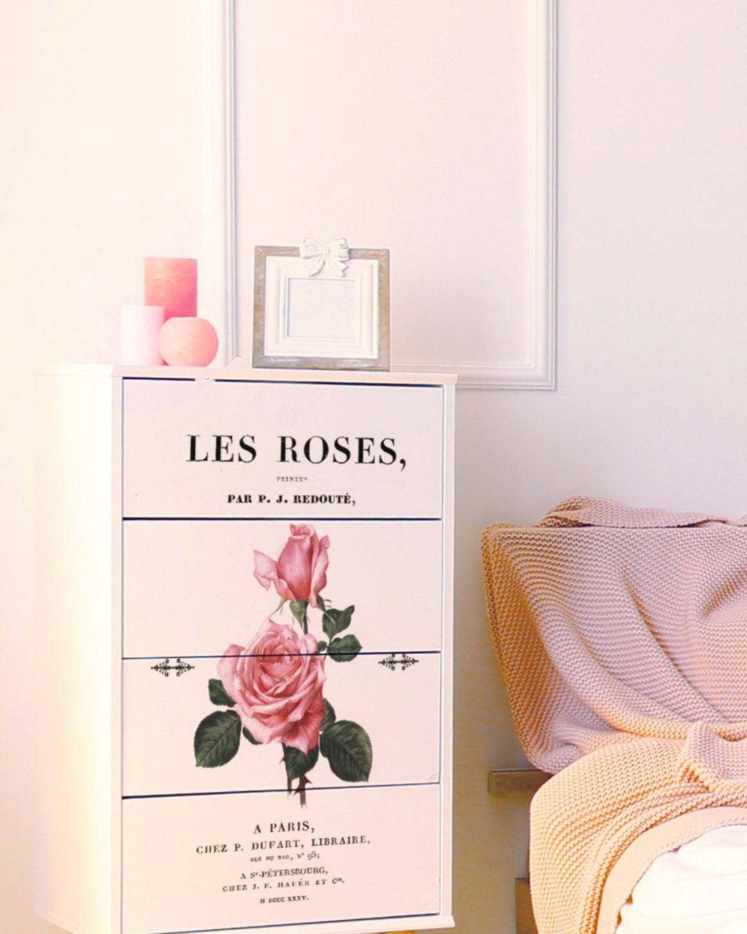 Printable Image Transfer Vintage French Roses Delicate Elegant ...
