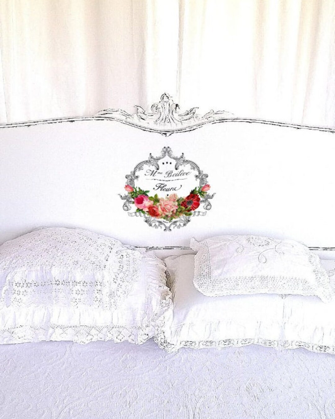 Printable Shabby Chic French Image Transfer Vintage Paris Roses - Etsy