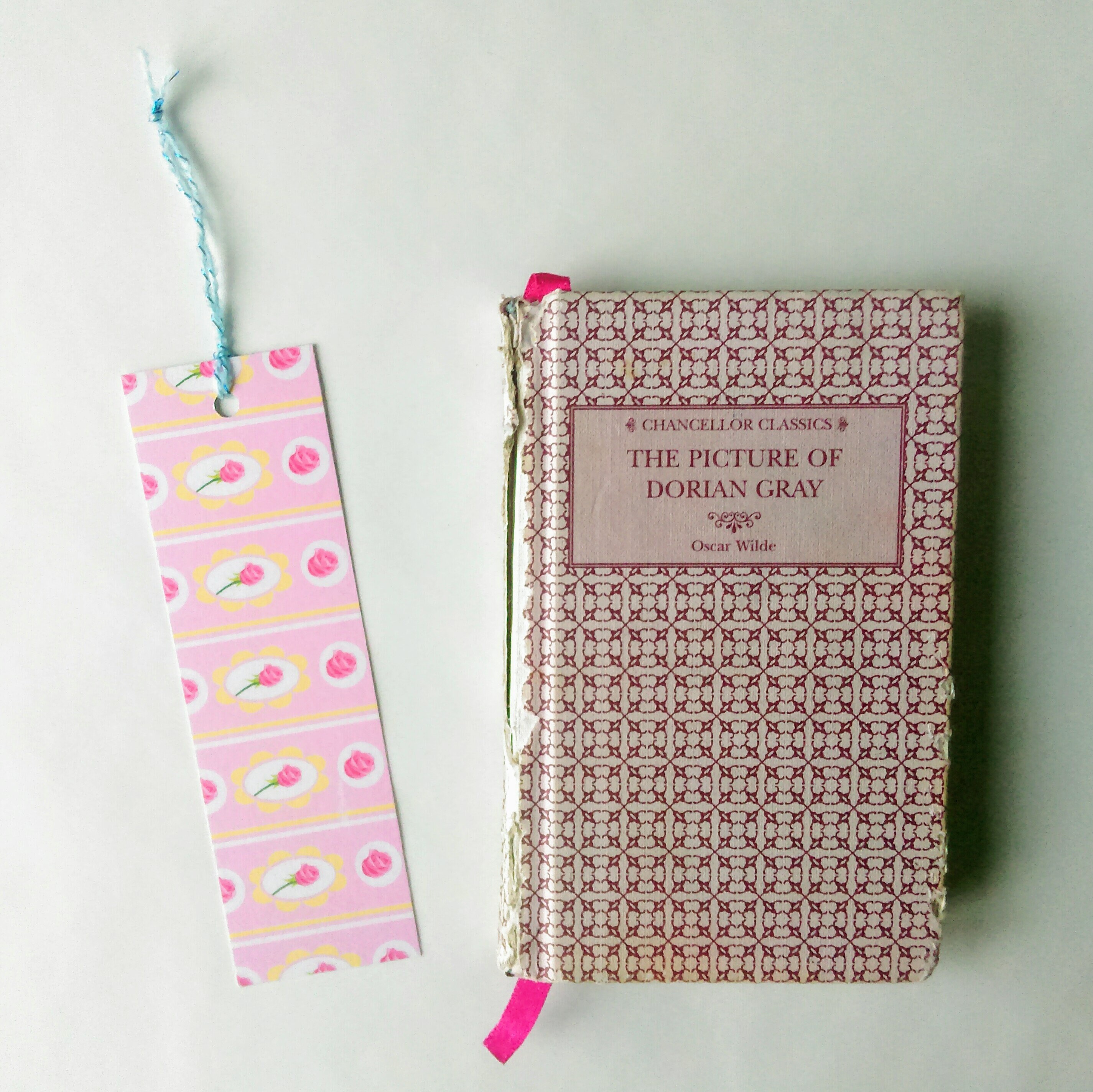 Pink patterned bookmark Bookmark Etsy