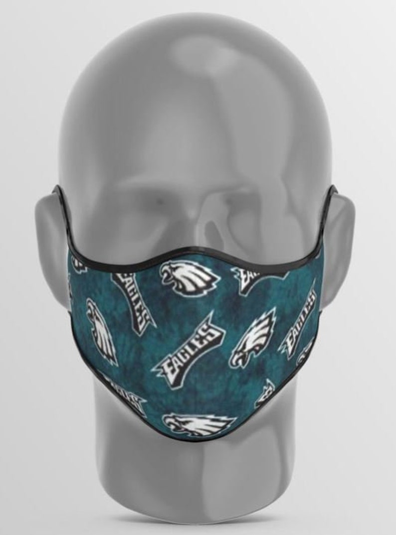 Philadelphia EAGLES Face Mask Easy Breezy Face Mask Sports - Etsy