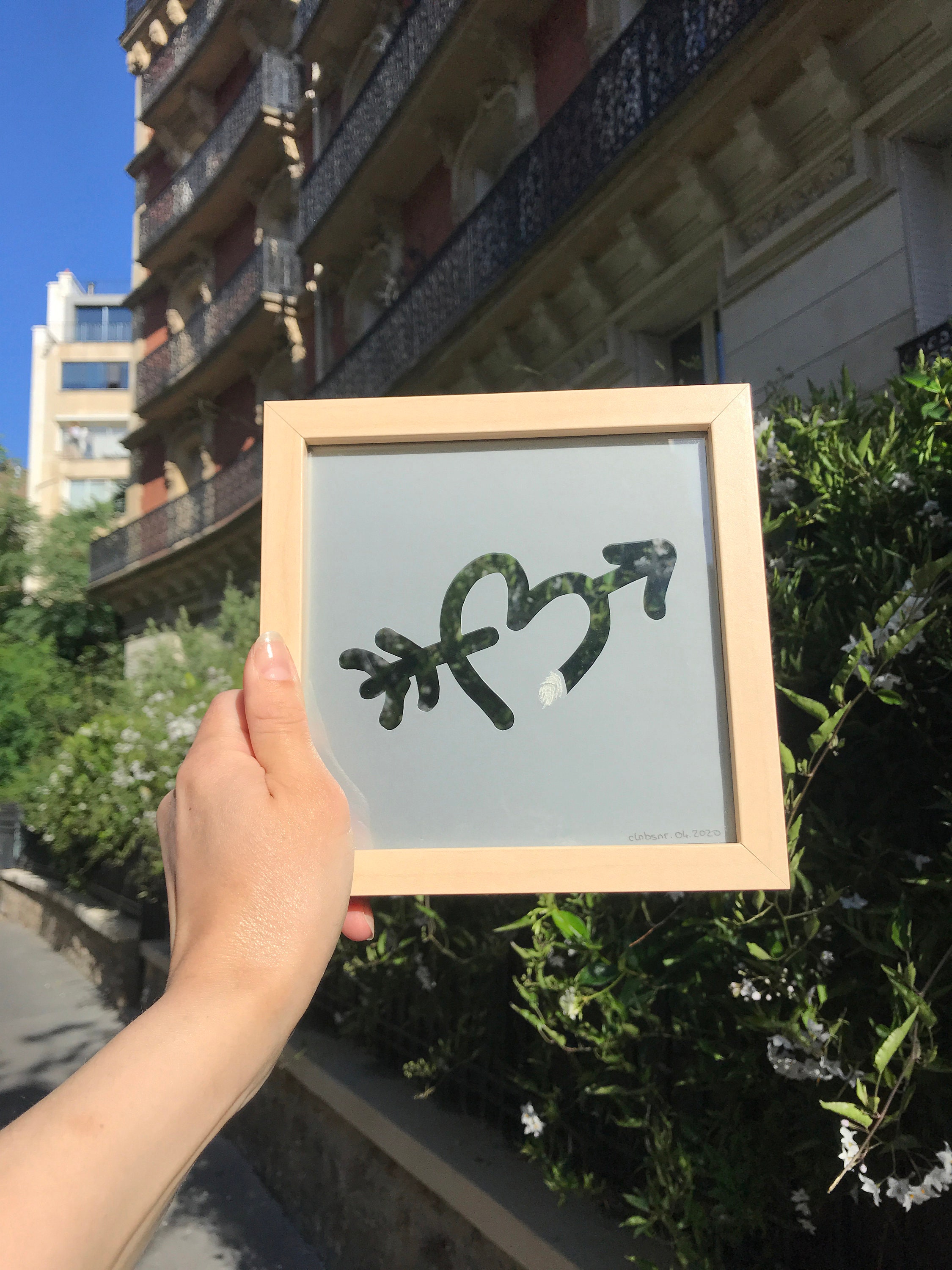 Cadre Cupidon de La Série Buées