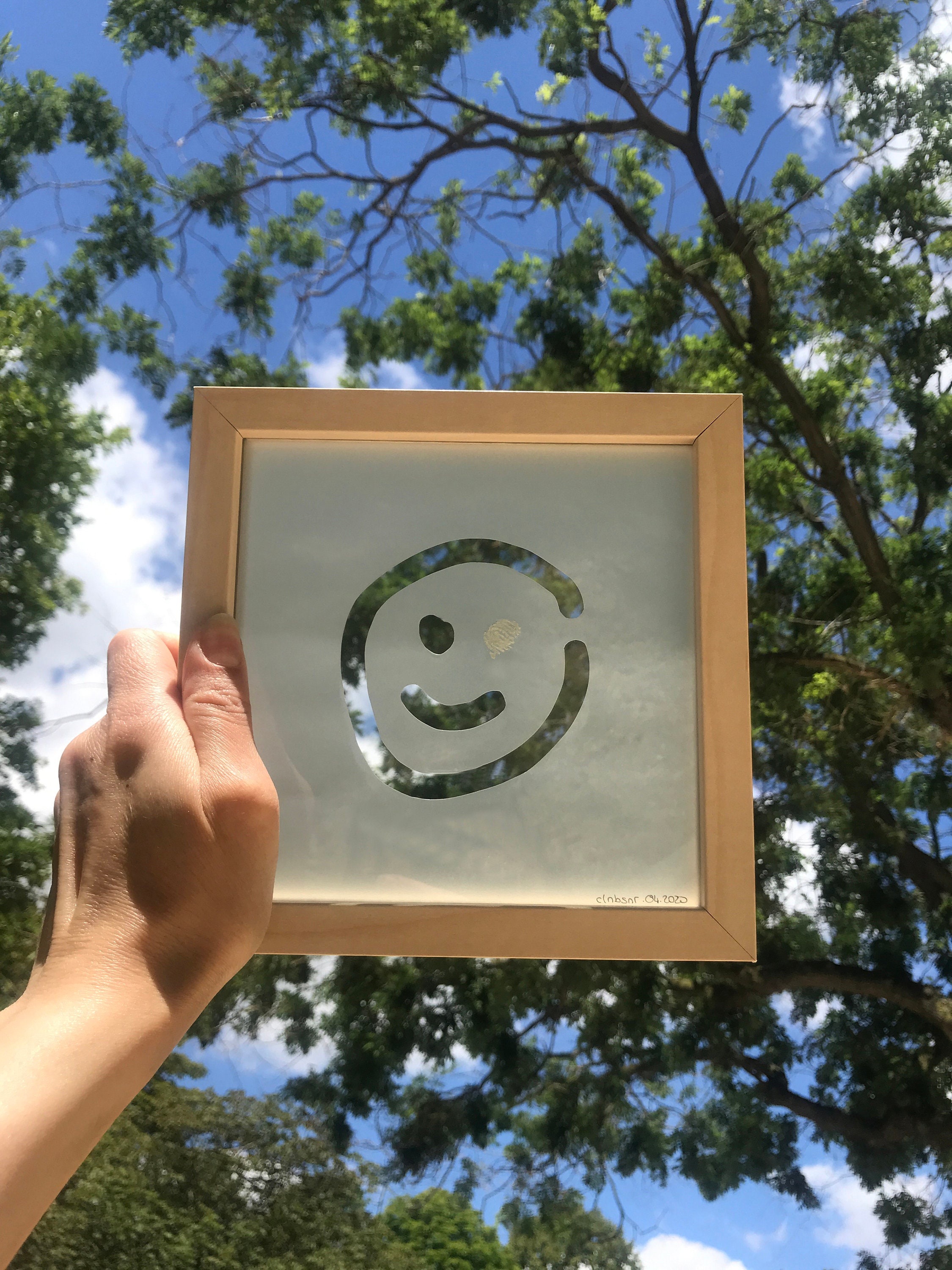 Cadre Smile de La Série Buées