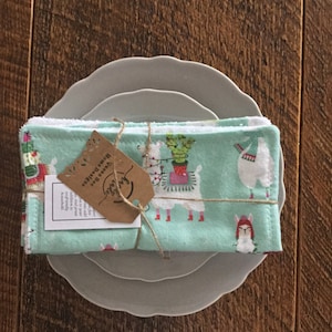 Holiday Lama Reusable UnPaper Towels