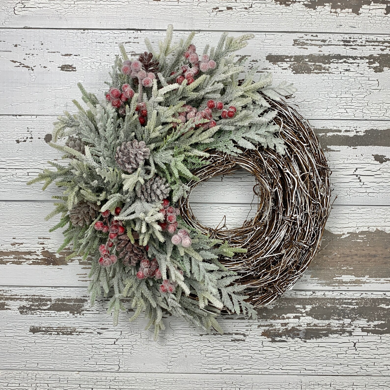 Winter Wreath Winter Wreaths For Front Door Not Christmas Etsy