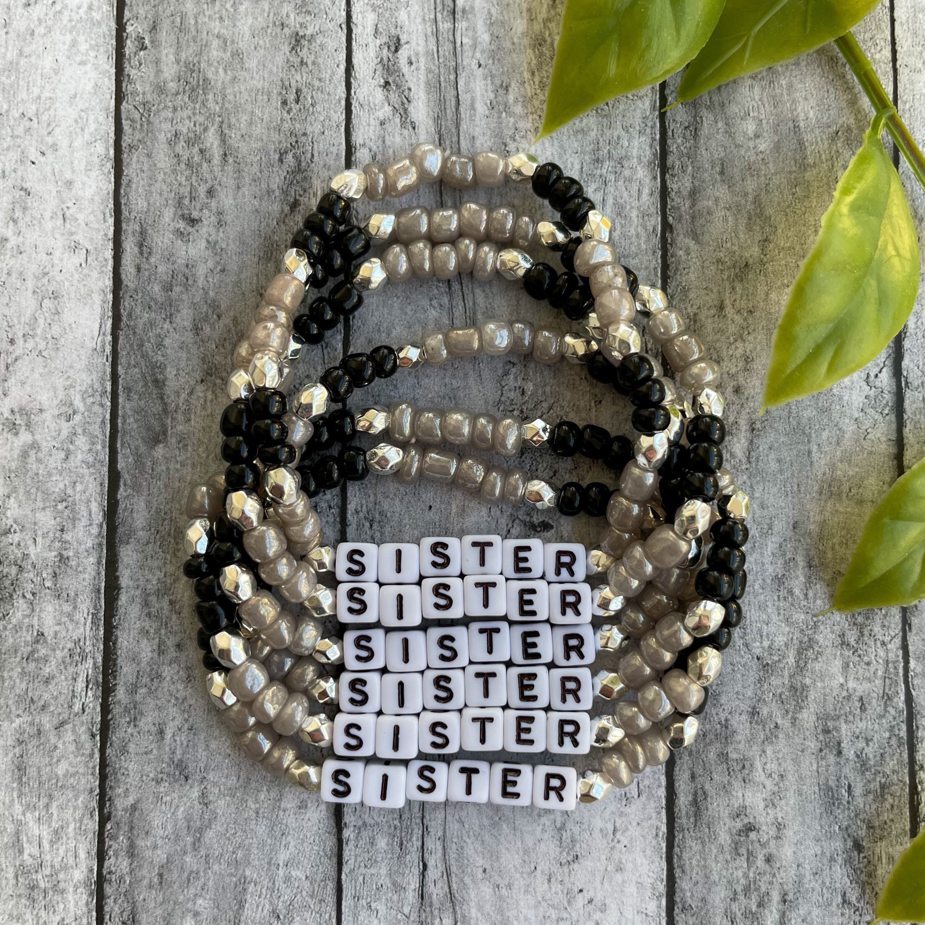 Mini Bead Bracelet – Sister Golden