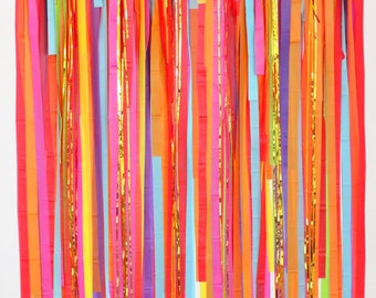 Fiesta Backdrop, Fiesta Decorations, Streamer Backdrop, Fringe Backdrop, Fiesta Party Decorations, Fiesta Bachelorette, Cinco de Mayo, Final