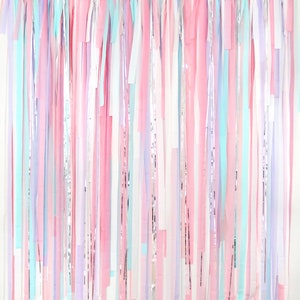 Streamer Fringe Backdrop, Party Decorations, Bachelorette Party Backdrop,  Bridal Shower Party, Birthday Backdrop