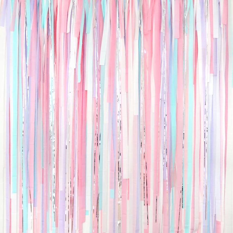 Silver Ribbon Backdrop - Etsy