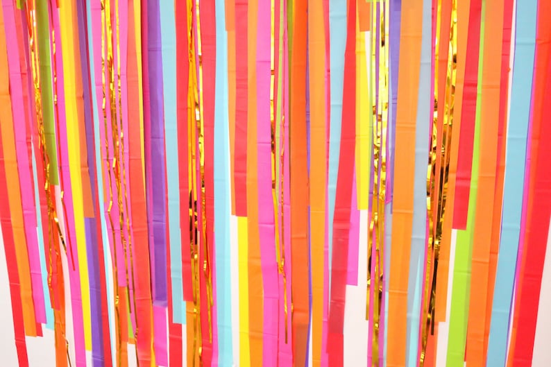 Fiesta Backdrop, Fiesta Decorations, Streamer Backdrop, Fringe Backdrop, Fiesta Party Decorations, Fiesta Bachelorette, Cinco de Mayo, Final image 7