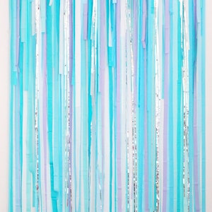 Streamer-Hintergrund, Fransen-Hintergrund, Winter-Wunderland-Party, Frozen-Party-Dekorationen, Frozen-Hintergrund, Onederland, Winter-Babyparty