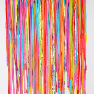 Fiesta Backdrop, Fiesta Decorations, Streamer Backdrop, Fringe Backdrop, Fiesta Party Decorations, Fiesta Bachelorette, Cinco de Mayo, Final image 1