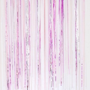 Streamer Backdrop, Fringe Backdrop, Princess Birthday, Pink First Birthday, Party Decorations, Bachelorette Party, Pink Party, Baby Shower