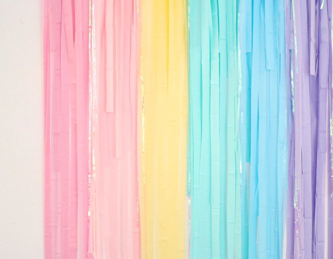 Download Rainbow Streamers stock image. Image of rainbow, yellow