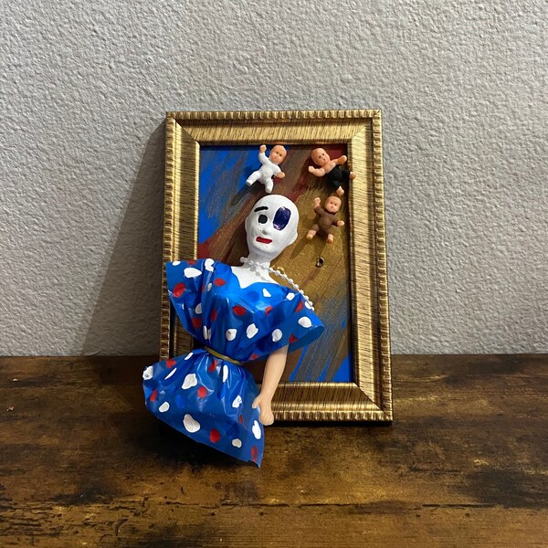 Gladys Friends Painting Etsy