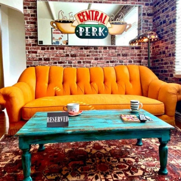 Friends TV Show Reserved Sign Central Perk Coffee Table Sign Friends Merch Friends TV Show Props Friends Themed Party Friends TV Show Gift