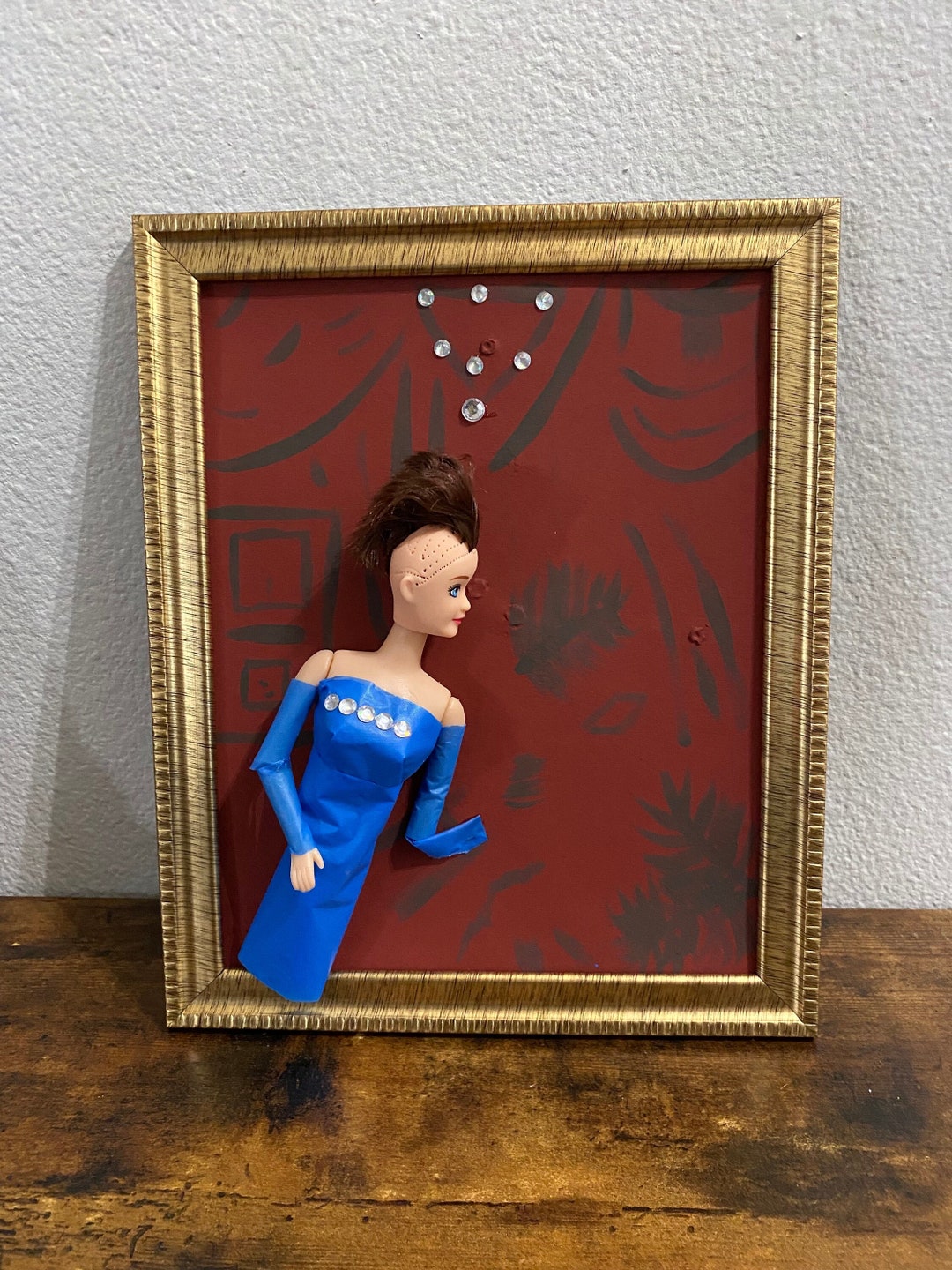 10x8 Friends TV Show Gladys Painting Phoebe Buffay Painting Etsy