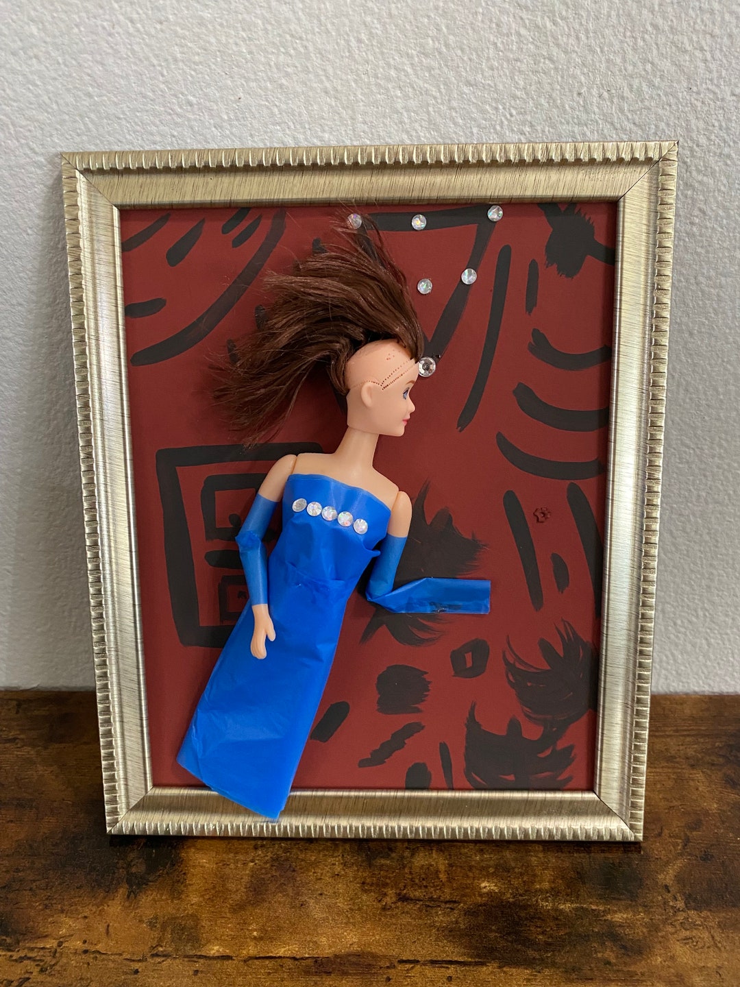 10x8 Friends TV Show Gladys Painting Phoebe Buffay Painting Gladys