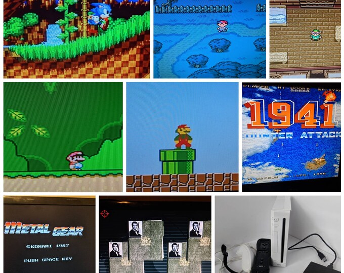 Modded Nintendo Wii 2TB 20,000 Games 700 Wii 400 Gamecube Retro Machine SNES, NES, Gameboy