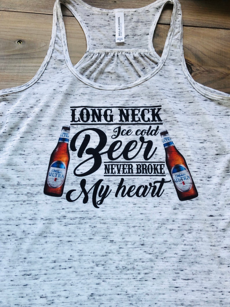 SOFT Luke Combs Beer Never Broke My Heart Michelob Ultra Bottles Sublimation Tank Top