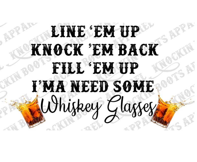 Whiskey Glasses Morgan Wallen Shot glasses country song ...