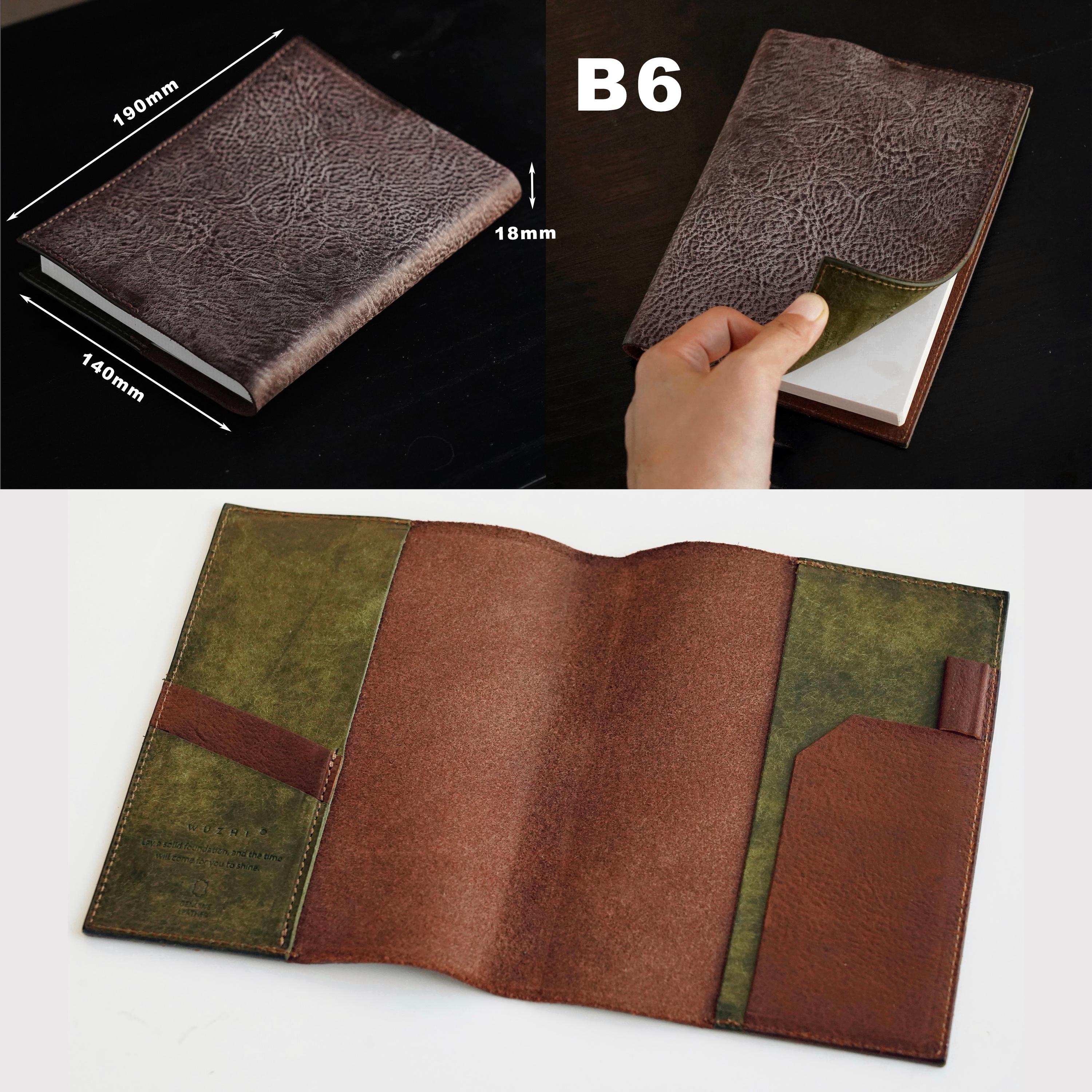 Full Grain Hobonichi Leather Cover for A6/A5 Sized Soft