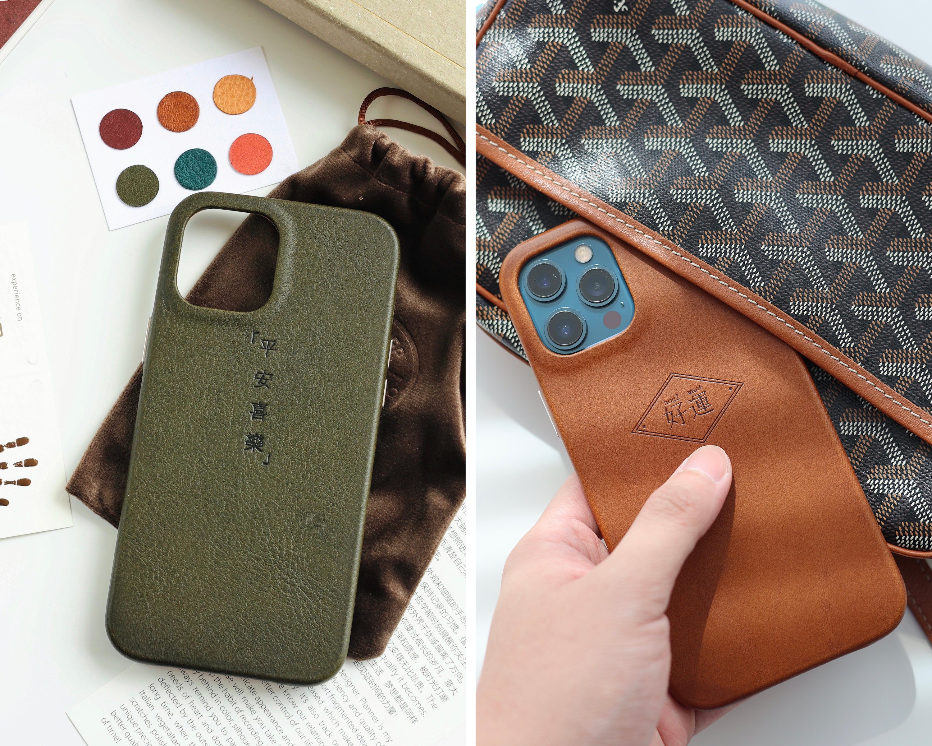 Acquista Custodia In Pelle Magsafe Di Lusso Per IPhone 15 14 Pro Max Materiale In Pelle Ultra Sottile E Custodia Magnetica Per Telefono Cellulare In Italia A Partire Da 15 - Foto 5