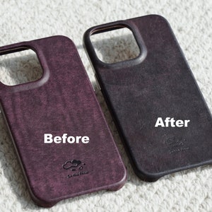 Custodia in vera pelle per iPhone 15/iPhone 14, Magsafe, Ghost Wax, pelle buttero, custodia a copertura totale, iPhone 13, 15 Pro, 15 Max, custodia per telefono, regalo