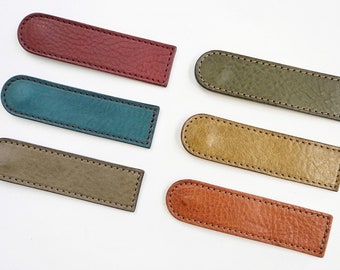 Snap Closure, Snap Journal, Full grain leather Traveler's notebook Belt Seal, Journal Cover