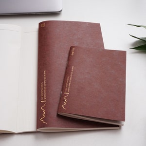 Reisnotitieboekje Navulling, binnenwerk, rasternotitieboekje, 2*2 mm, schetsboek, agenda, paspoortnotitieboekje