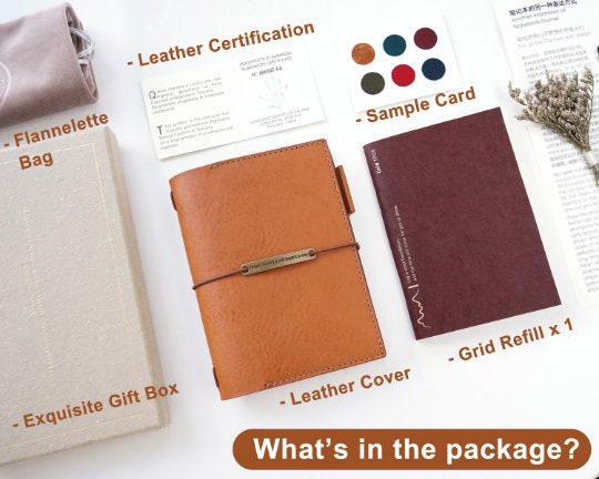 TN Notebook, Travel Notebook, Full Grain Leather, Minerva Box Leather ...