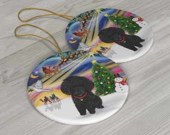 Poodle Ornament Etsy
