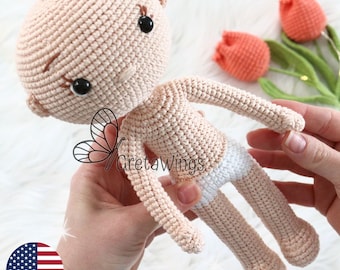 Base body for doll Amigurumis Pattern (digital download)