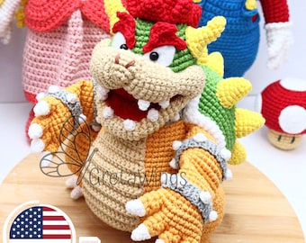 Amigurumis Bowser Amigurumis Pattern (digital download)