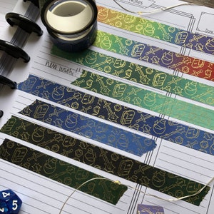 Avontuurlijke uitrusting - goudfolie Washi Tape