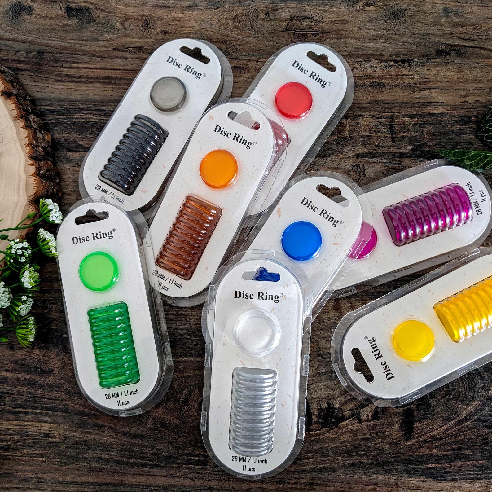 Colored Plastic 1-inch and 1.25 Inch Discs | for Discbound Notebooks - Etsy